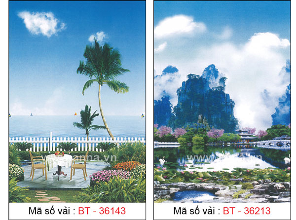 Màn cuốn tranh phong cảnh - Mành Rèm An Na Khang - Công Ty TNHH MTV An Na Khang