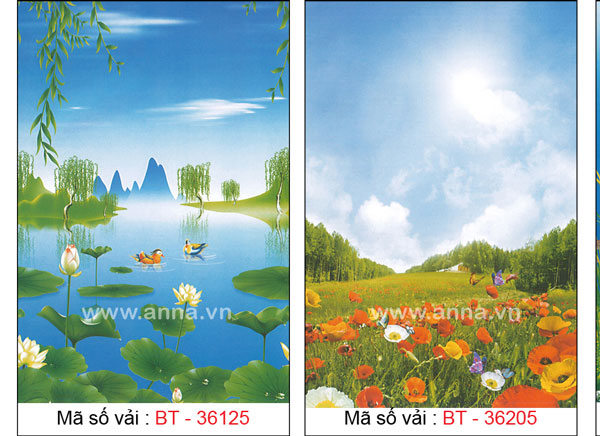 Màn cuốn tranh phong cảnh - Mành Rèm An Na Khang - Công Ty TNHH MTV An Na Khang