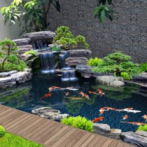 Hồ cá Koi
