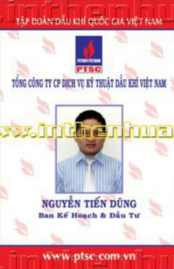 Thẻ nhân viên đứng - Dây Đeo Thẻ Vĩnh Trường Lộc - Công Ty TNHH TM Vĩnh Trường Lộc