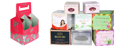 Hộp giấy cán mờ