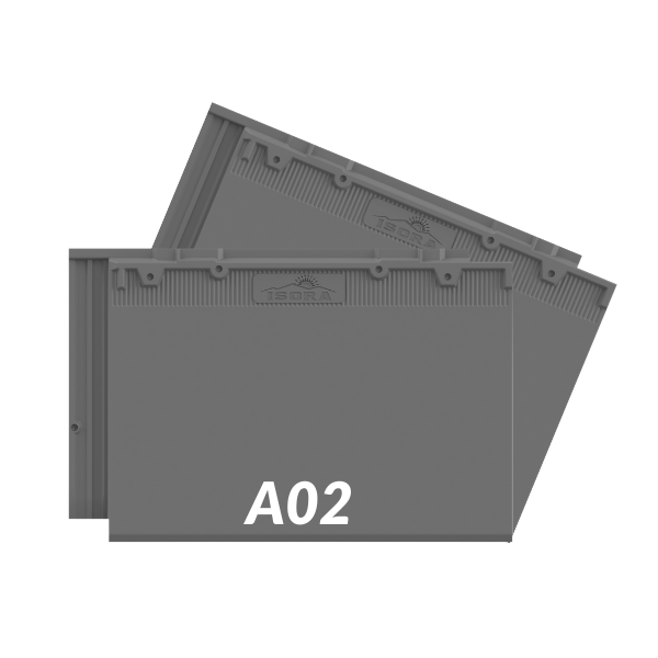Ngói phẳng màu xám ISORA - A02 - Xà Gồ Thép BIC GROUP - Công Ty Cổ Phần BIC GROUP