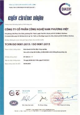 Giấy chứng nhận ISO 9001:2015