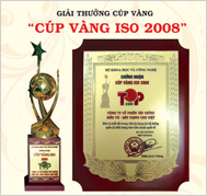 Cúp vàng ISO 2008 - Công Ty Cổ Phần Bao Bì Thiên Bình
