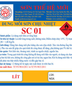 Dung môi pha sơn - Sơn Công Nghiệp Thế Hệ Mới - Công Ty TNHH Sơn Thế Hệ Mới