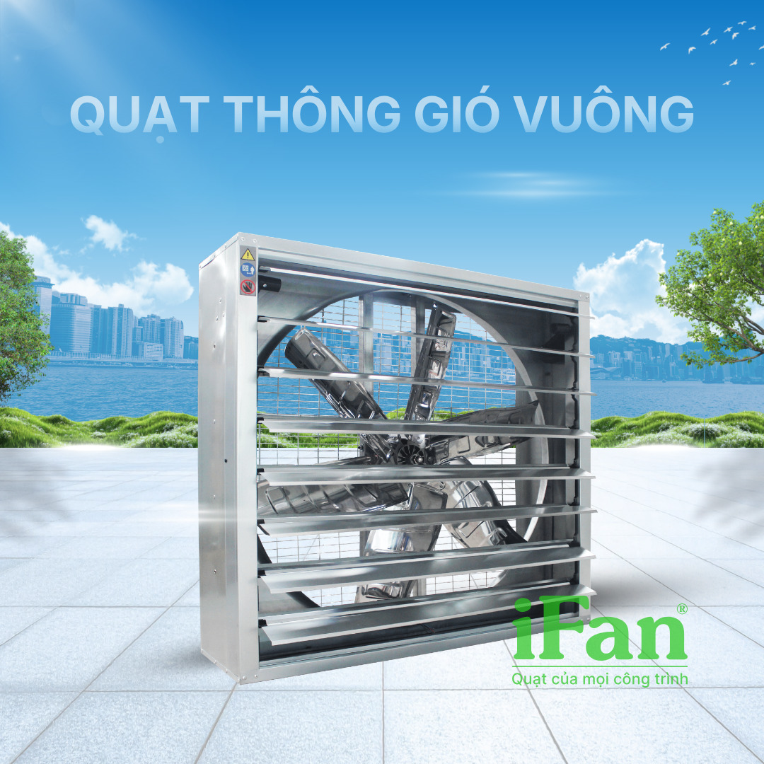 Quạt thông gió vuông