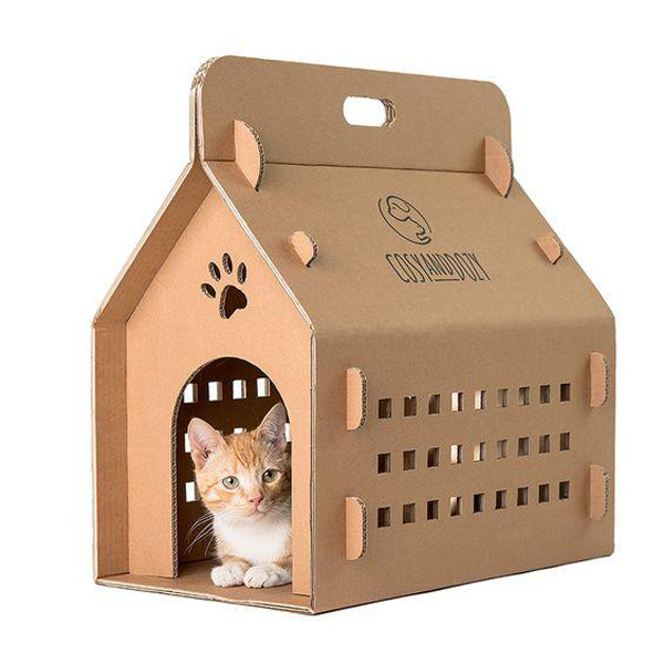 Nhà giấy carton cho mèo