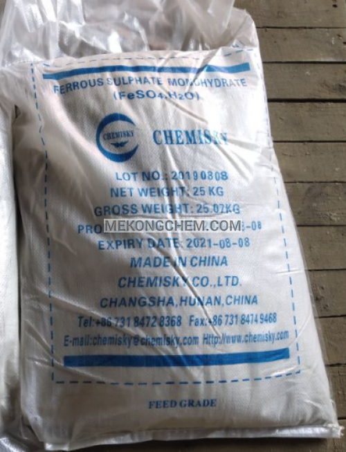 Ferrous Sulphate 91% Min - Feed Grade - MEKONG CHEMICALS - Công Ty TNHH Hóa Chất Mê Kông