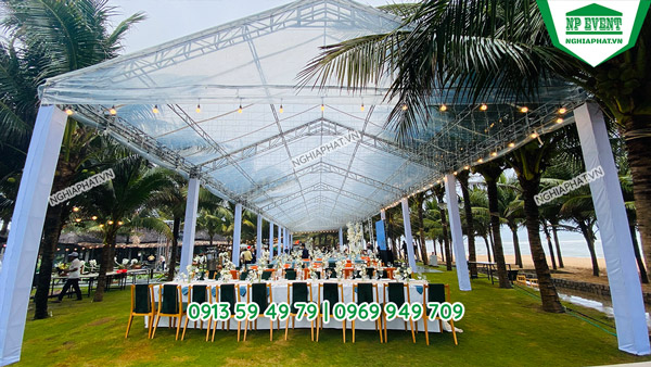 Cho thuê nhà bạt trong suốt