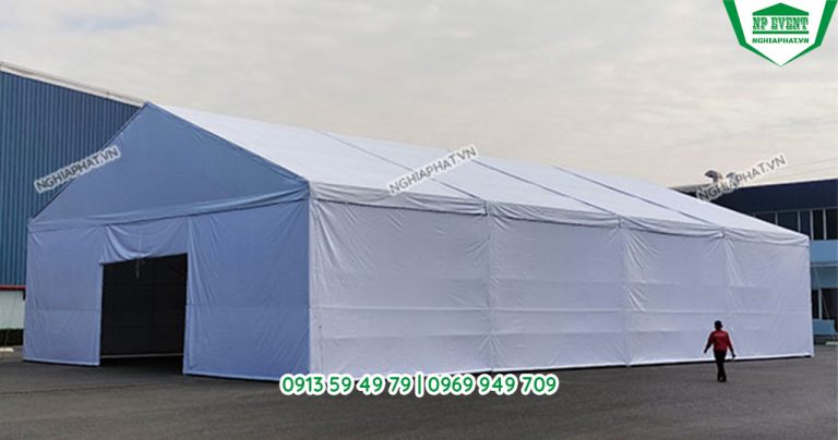 Cho thuê nhà kho lợp vải bạt
