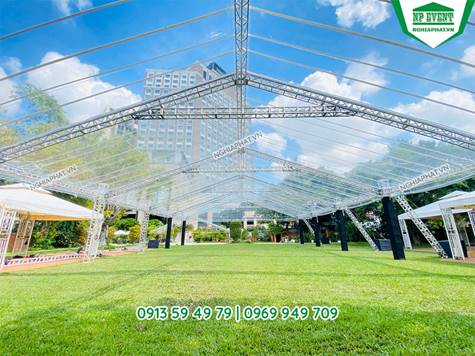 Sản xuất nhà bạt nhôm