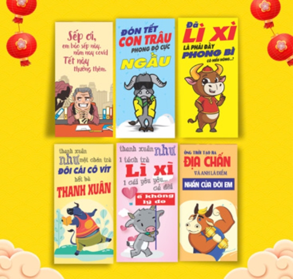 In bao lì xì Tết - In Bắc Việt - Công Ty TNHH In Thiết Kế Bắc Việt