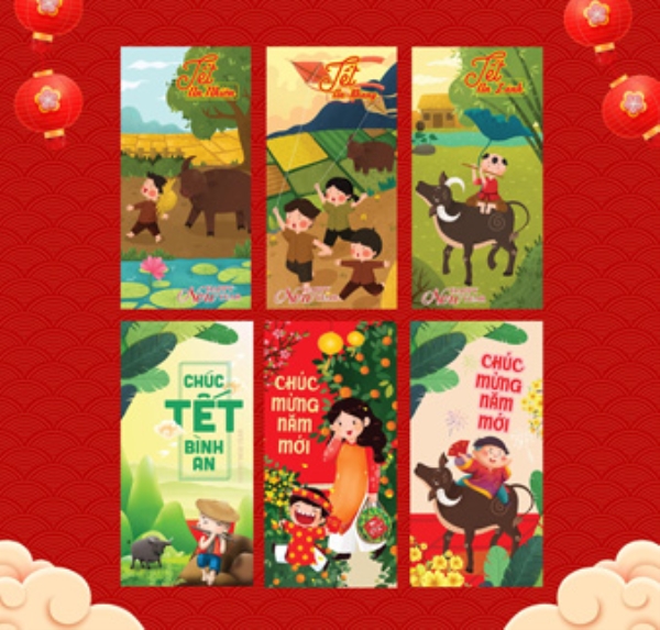 In bao lì xì Tết - In Bắc Việt - Công Ty TNHH In Thiết Kế Bắc Việt