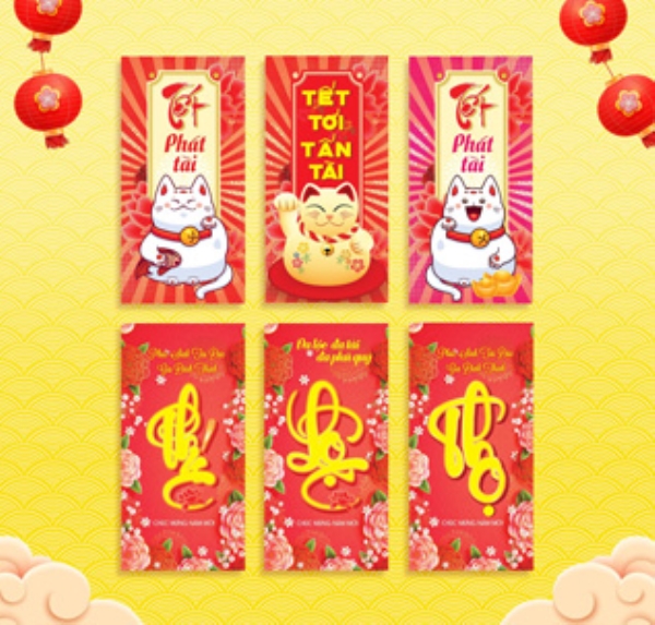 In bao lì xì Tết - In Bắc Việt - Công Ty TNHH In Thiết Kế Bắc Việt