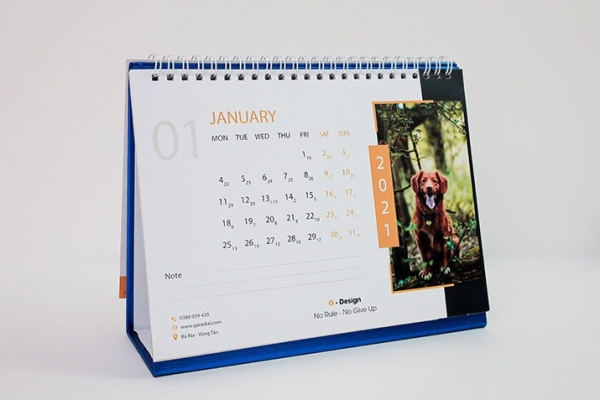 In lịch để bàn - In Bắc Việt - Công Ty TNHH In Thiết Kế Bắc Việt