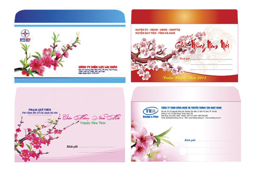 In phong bì chúc mừng năm mới - In Bắc Việt - Công Ty TNHH In Thiết Kế Bắc Việt