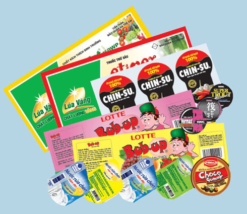 In tem dán sản phẩm các loại