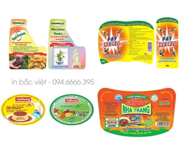 In tem nhãn mác - In Bắc Việt - Công Ty TNHH In Thiết Kế Bắc Việt