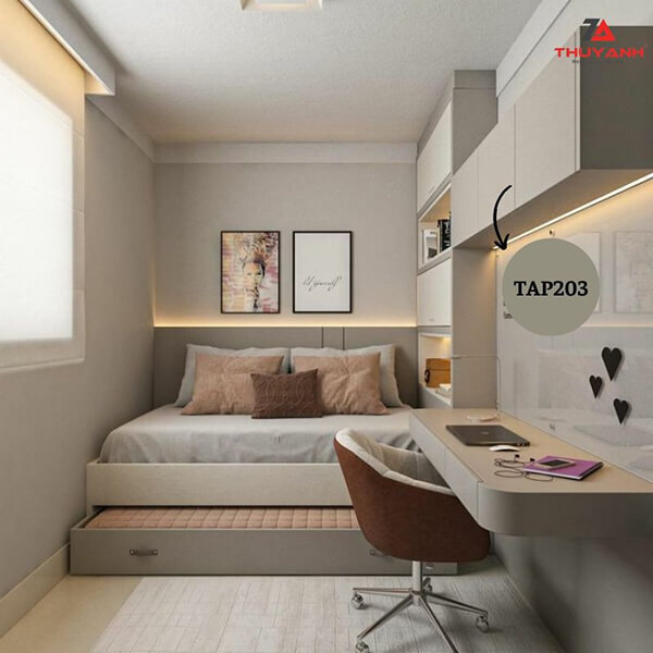 Tấm gỗ PETG-TAP203 xám be