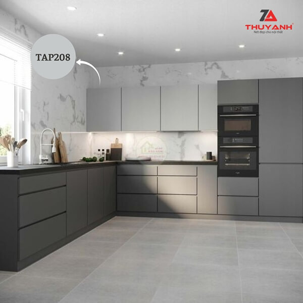 Tấm gỗ PETG-TAP208 xám sáng