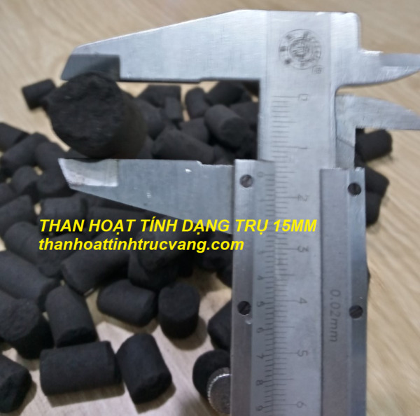 Than hoạt tính gáo dừa 15mm cao cấp