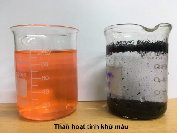 Than hoạt tính khử màu