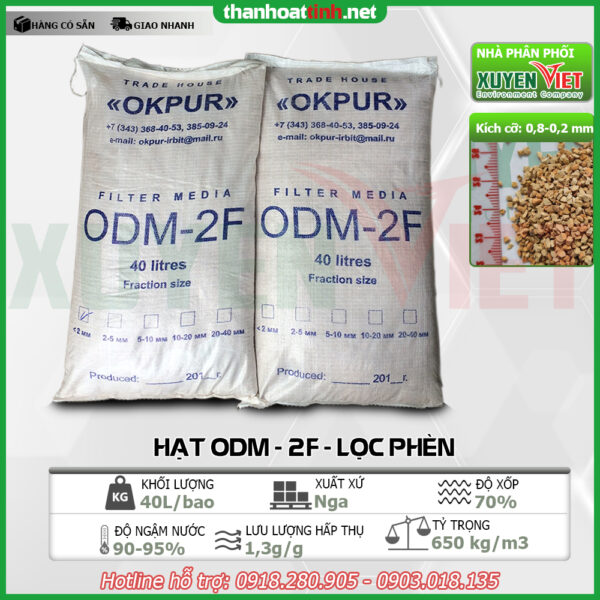 Hạt lọc nước ODM lọc phèn - Vật Liệu Lọc Nước Xuyên Việt - Công Ty TNHH Môi Trường Xuyên Việt