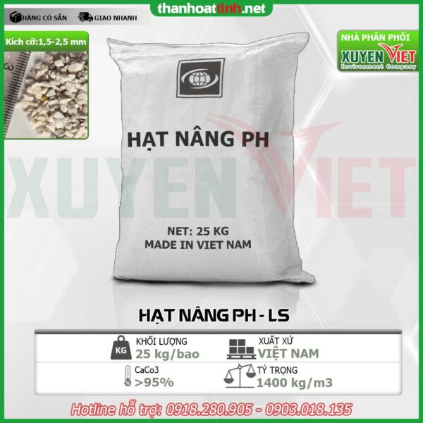 Hạt nâng PH (LS) - Vật Liệu Lọc Nước Xuyên Việt - Công Ty TNHH Môi Trường Xuyên Việt
