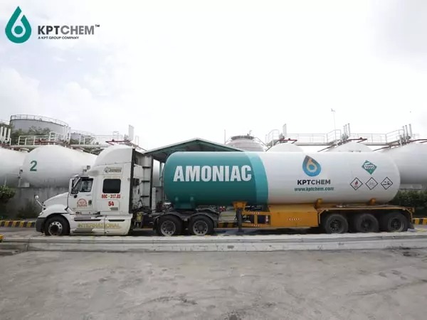 Amoniac hóa lỏng NH3 - Hóa Chất Kim Phong - Công Ty Cổ Phần Hóa Chất Kỹ Thuật Kim Phong