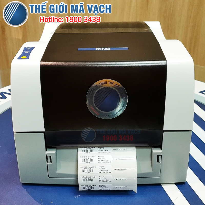 Máy in mã vạch RING 408PEI+