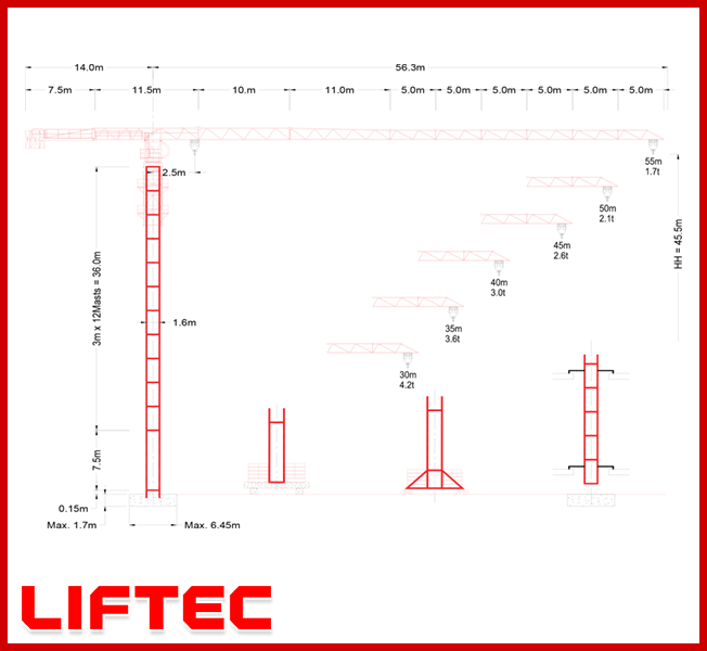 Cẩu tháp 8T-LT5517-8A