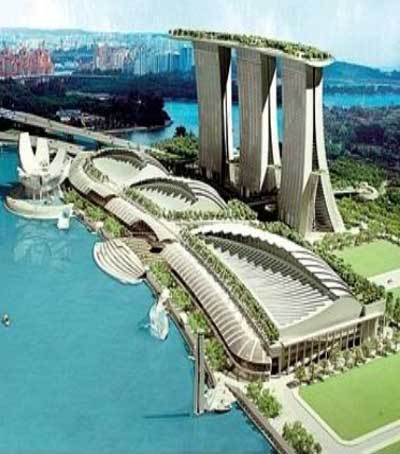 Marina Bay Sands Resort - Cẩu Tháp Vận Thăng LIFTEC - Công Ty TNHH LIFTEC Việt Nam