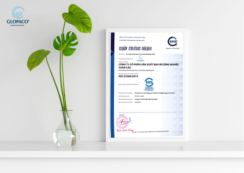 Chứng nhận ISO 23560:2015