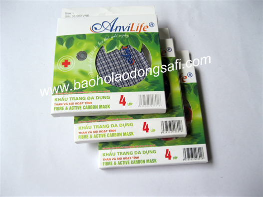 Khẩu trang than hoạt tính Anvilife - Bảo Hộ Lao Động SAFI - Công Ty Cổ Phần Bảo Hộ Lao Động SAFI