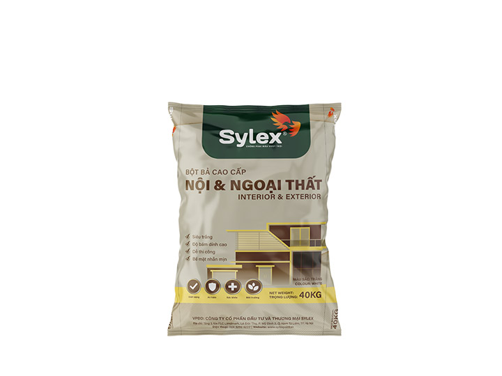 Bột bả cao cấp nội & ngoại thất Interior & Exterior Putty