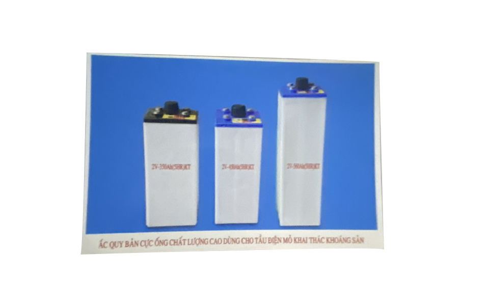 Ắc quy bản cực ống chất lượng cao dùng cho tàu điện mỏ khai thác