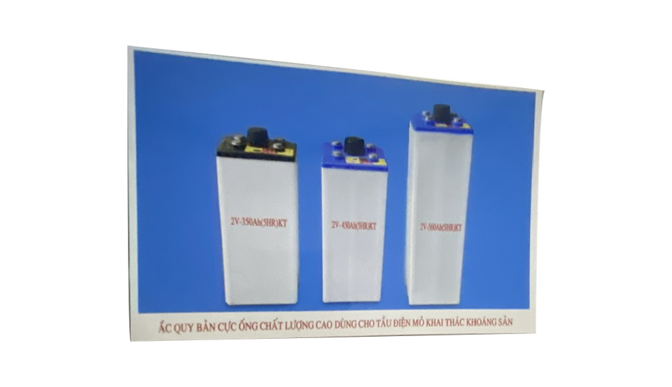 Ắc quy bản cực ống chất lượng cao dùng cho tàu điện mỏ khai thác