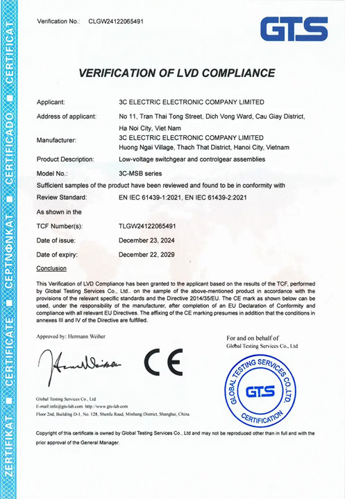 CE - 3CElectric - Công Ty TNHH Điện - Điện Tử 3C