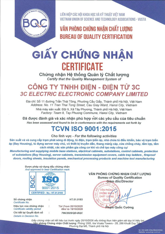 Chứng nhận ISO 9001:2015