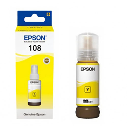 Mực in Epson 108 EcoTank Yellow - Mực In Tin Việt - Công Ty TNHH Kỹ Thuật Tin Việt