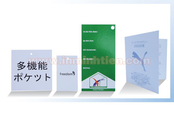 In thẻ treo - In ấn Bao Bì Minh Tiến - Công Ty TNHH Thiết Kế Và In ấn Bao Bì Minh Tiến