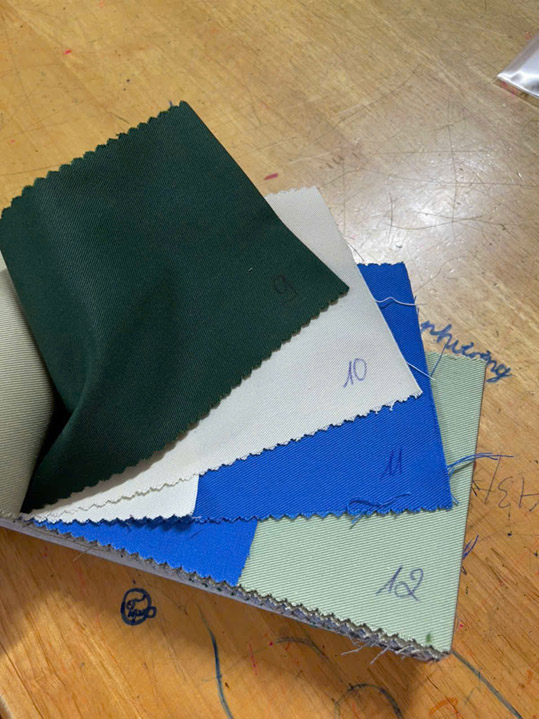 Bảng màu vải mũ nón  - Batavi Co.,Ltd