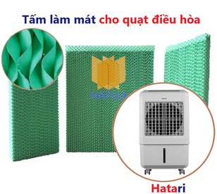 Tấm làm mát cho quạt điều hòa Hatari - Cơ Điện Lạnh NP Việt Nam - Công Ty Cổ Phần Cơ Điện Lạnh NP Việt Nam