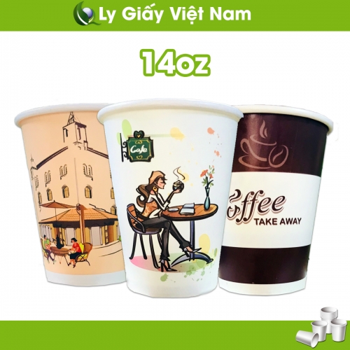 Ly cốc giấy 14oz - Ly Giấy Việt Nam - Công Ty TNHH Ly Giấy Việt Nam