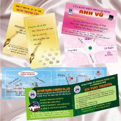 In name card - In Hồng Lĩnh Hưng - Công Ty TNHH MTV In ấn Quảng Cáo Hồng Lĩnh Hưng