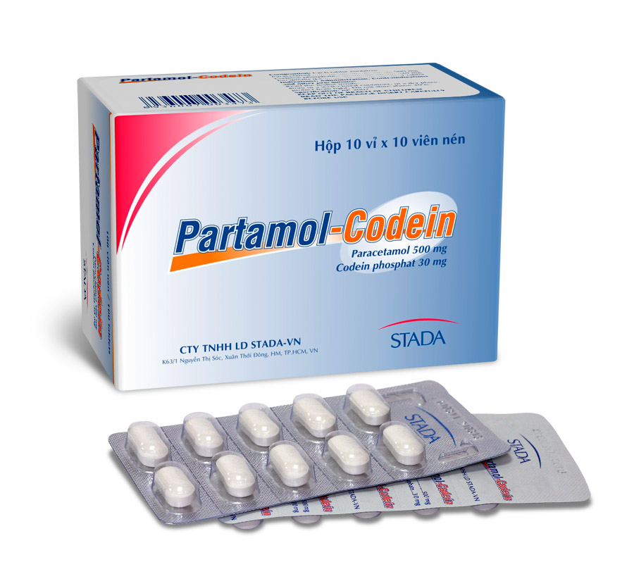 Partamol-Codein - Công Ty Cổ Phần Sản Xuất Thương Mại Dược Phẩm Trần Hoàng Long