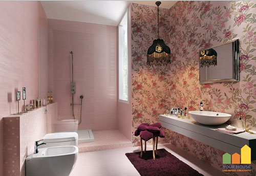 Thiết kế nội thất nhà tắm - Công Ty TNHH Thiết Kế Xây Dựng Thương Mại Ân Thiên