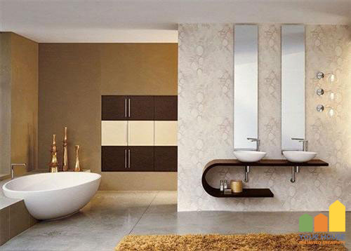 Thiết kế nội thất nhà tắm - Công Ty TNHH Thiết Kế Xây Dựng Thương Mại Ân Thiên