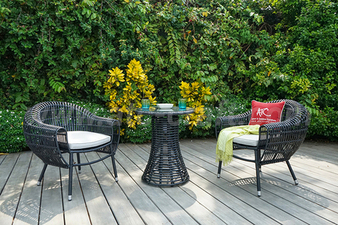 Bàn ghế cafe giả tre ngoài trời RADS-160