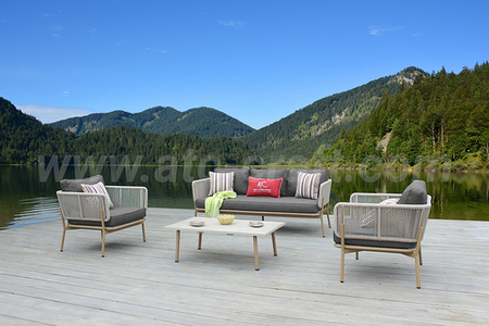 Bộ sofa dây dù tròn khung nhôm RASF-224